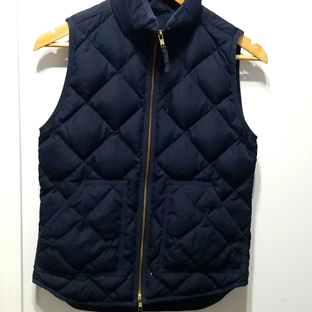 J crew quilted vest